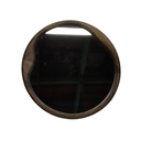 20" Round Wooden Mirror