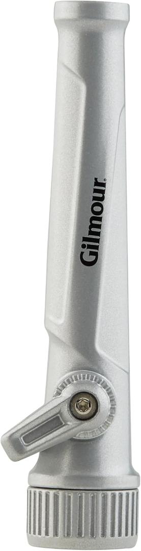 Gilmour High Force Jet Hose Nozzle with Insulated Grip, Heavy Duty Hose Nozzle for Watering and Cleaning
