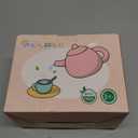 Silicone Tea Party Set for Little Girls,PRE-WORLD 27PCS Toys Toddler Tea Set with Play Food Dessert Cookies,Doughnut,Cake,Carrying Bag,Kids Kitchen Pretend Role Gifts for Girls Boys Age 3 4 5 6