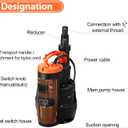 Sump Pump, Prostormer 3500 GPH 1HP Submersible Clean/Dirty Water Pump with Build-in Float Switch for Pool, Pond, Garden, Flooded Cellar and Irrigation