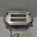 Mueller Retro Toaster 2 Slice with 7 Browning Levels and 3 Functions: Reheat, Defrost & Cancel, Stainless Steel Features, Removable Crumb Tray, Under Base Cord Storage, Black