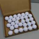 20 Pack Practice Golf Balls,41mm Foam Golf Balls,Limited Flight Design with Realistic Feel Durability,Perfect for Indoor or Outdoor Golf Training,Backyard Drills (White)