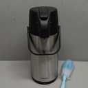 Airpot Coffee Dispenser Thermal with Pump,3L/102 Oz Insulated Stainless Steel Large Airpot Coffee Carafe Lever Action for Hot/Cold Water,Thermal Carafe for Hot Cocoa for Parties (101.4 Ounces)