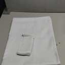 PONY DANCE French Door Curtain for Front Glass Patio Door, 100% Blackout Dual Rod Pocket Privacy Kitchen Curtains, Room Darkening Window Covering with Tieback, W25 x L66, Greyish White, 1 Panel