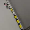 LAANPOLE Gutter Cleaning Tools from The Ground, 24FT Reach Rain Cleaner with Bendable Wand and Quick Connect Adapter for Garden Hose