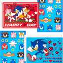 Hallmark Sonic the Hedgehog Valentine's Day Card Assortment for Kids (24 Valentine Cards, 24 Sticker Sheets and Envelopes)