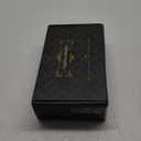 Wican Guest Towel Holder Tray for Bathroom, Acacia and Iron Napkins Holder for Powder Room Dinning Table Wooden Basket for Disposable Paper Hand Towels Black and Acacia (9.06 x 5.51 x 2.56 inchs)