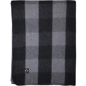 Arcturus Military Wool Blanket - Warm, Thick, Washable - Great for Outdoors, Camping, Stadium Blanket, Picnics, Travel - Car & Bushcraft Survival Kits (Plaid, Gray Buffalo)
