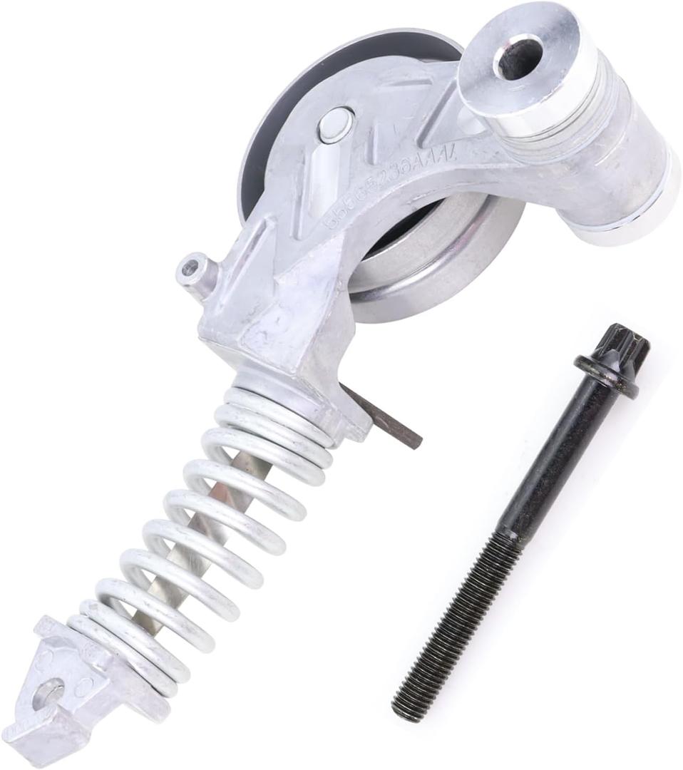 Belt Tensioner Assembly with Pulley Compatible with 2011-2016 Chevy Cruze 2012-2019 Sonic 2013-2020 Trax 2016 Cruze Limited 2013-2020 Buick Encore Replace#25195388 55565236 55352021