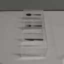 Suzile Acrylic Cutlery Storage Organizer Bin Silverware Caddy Countertop Knife Spoon and Fork Holder Kitchen 3 Section Tableware Storage Box for Cabinet Indoor Home Flatware Dining Room (Clear, M)