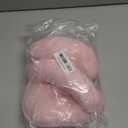 2 in 1 Baby Support Pillow, Banana Shape Baby Neck Head Travel Pillow Stroller Insert Cushion for Kids, Toddler, Pink