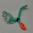 Kids Snorkel Set Dry Top Snorkeling Gear for Kids Youth Boys Girls Junior Age 5-15,Tempered Glass Swimming Diving Mask and Snorkel Set 180 Degree Panoramic View (Light Green)