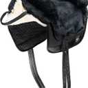 Werner Christ Horse Bareback Pad IBERICA Plus treeless Saddle in Spanish Style, Made of Real Sheepskin in Natur, Size Full