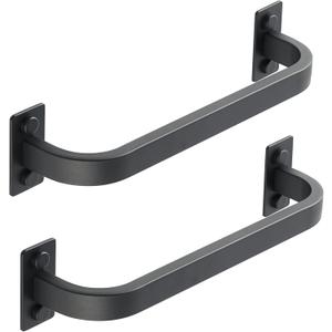 2Pack Bathroom Towel Bar, 10 inch Towel Racks for Bathroom Wall Mounted, SUS304 Stainless Steel Heavy Duty Towel Holder Bathroom Accessories Modern Home Decor, Matte Black Finished