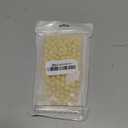 Hotop 100 Pcs Artificial Pikake Jasmine Flower Beads Coral Flower Shell Beads for Jewelry Making Necklace Bracelet Supplies Scrapbooking DIY Crafts Wedding Decors(13 x 10 mm,Ivory)