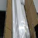 Metty Metal Hand Rails for Outdoor Steps,2 Step White Stair Railing Kit