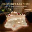 Aignis 24pcs LED Flameless Floating Candles, Burning Time Over 120 Hours, 3 Inch Plastic Battery Operated Tealights, Cozy White Light for Pool/Bathtub/Hot Bath/Wedding Centerpiece Decor Décor