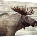 ARTISTIC PATH Elk Pictures Canvas Wall Art: Wildlife Animals Artwork Print on Wrapped Canvas Paintings for Living Room (36''W x 24''H,Multi-Sized) (Deer)