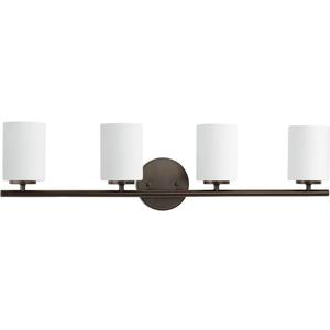 Progress Lighting P2160-20 Replay Bath & Vanity, 4-Light, Antique Bronze