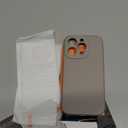 FireNova Designed for iPhone 16 Pro Case, Silicone Upgraded [Camera Protection] Phone Case, Soft Anti-Scratch Microfiber Lining Inside, 2024, Natural Titanium