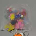 50pcs Cute Keychains bulk for Kids Party Favors Classroom Prizes Backpacks Birthday Christmas Gift Goodie Bag Stuffers