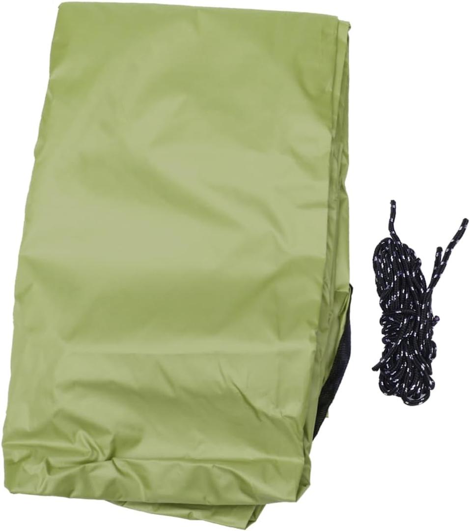 Triangle Tarps Outdoor Canopy Tent Sun Protection Awning Cloth Easy to Install Store Picnic Tent (Olive Green)