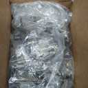 DecoBasics Cabinet Hinges Brushed Nickel for Kitchen Cabinets Doors (30 Pair -60 Pcs) -1/2" Overlay (Variable) -Self Closing Kitchen Cabinet Hinges Flush Mount w/Silicon Bumpers & Hardware Screws (60 Pack)