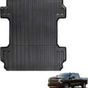 Truck Bed Mat for 2019-2026 Chevy Silverado 1500/GMC Sierra 1500 6.6FT, All-Weather Protection Heavy Duty Truck Bed Liner, TPE Material, Black