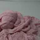 6 Pieces Pink 10FT Cheesecloth Table Runner Boho Gauze Fabric Table Runner Rustic Sheer Runner for Wedding Birthday Baby Shower Party Boho Table DecorationPink