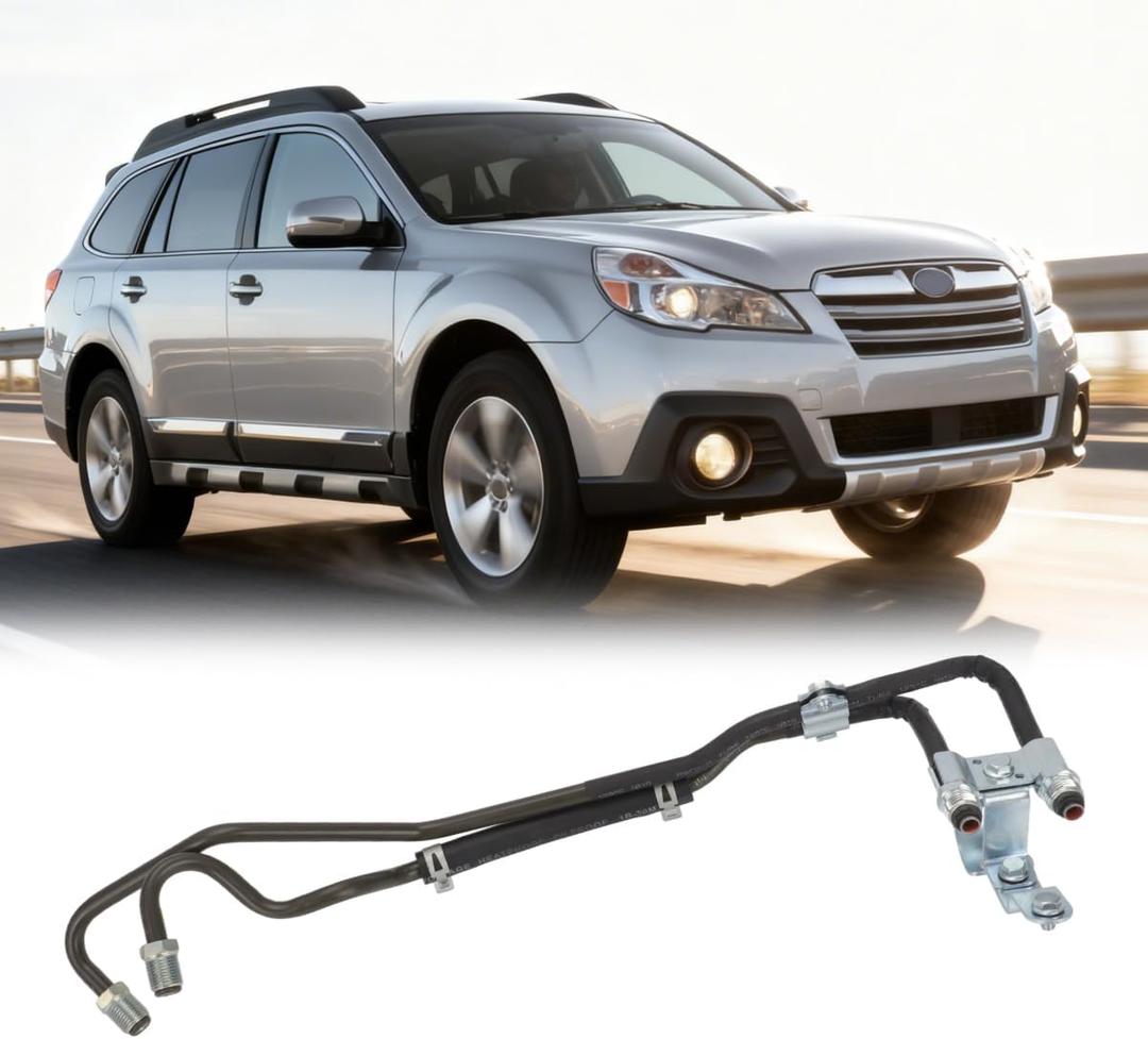 for Subaru Power Steering Pressure Hose Line Pipe for 2010-2014 Subaru Legacy Outback, Direct Fit Replace for 34190AJ000, Fix Steering Fluid Leaks