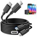 MENEEA 2-Pack Switch 2 Fast Charging Cable for Nintendo 2 Original Adapter,5FT 60W USB-C Charger,[AC Adapter Replacement Cord ] Accessories for Switch 2/Official Adapter,Support TV Dock