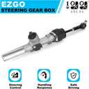Steering Rack, Golf Cart Steering Gear Box Assembly for EZGO TXT (2001-UP) Gas/Electric, Replaced Part 70964G01, 70964-G01, with Ball Joint and Latch