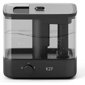 KZF 2.3L Top-Fill Cool Mist Humidifier – Whisper-Quiet, Up to 30 Hrs Runtime, Auto Shut-Off, Ideal for Bedroom, Baby Nursery & Plants