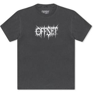 OFFSET DOG TEE XL GREY