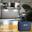 AWF PRO Compact Spill Kit, 25-Piece Universal Spill Response Kit with Absorbent Pads, Socks, Sorbent, Gloves & Disposal Bags for Trucks, Vehicles & Facilities