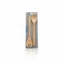 Jacent Pro Series Wood Serving Set 2Ct