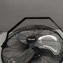 NewAir, WindPro18W, Wall Mounted 18 Inch High-Velocity Industrial Shop Fan with 3 Speed Settings, 3000 CFM,Black