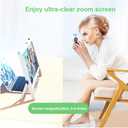3D 21 Inch Laptop Computer Screen Magnifier, Laptop Computer Screen Magnifier Expanders Bracket Magnifiers Ultra-Clear Projector Screen Magnifying, Portable Amplifier Desktop (Color : White)