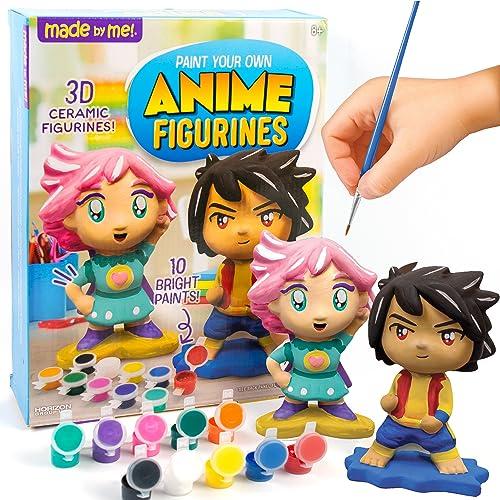 Made By Me Anime Figurines, Arts & Crafts Painting Kit, Small, Multi, 2 Piece