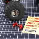 RCAWD Metal Servo Mount for 1/18 1/24 Scx24 FMS Fcx18 Fcx24 Rc Crawler Car Upgrade Parts(Red)