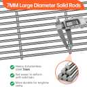 1Pack 18 inch Stainless Steel Grill Steel Wire Cooking Grid Rock Grates Replacement Parts for Charbroil Performance 463625219,for Char-Broil 463673017, Fits Models G470-0003-W1 G470-0002-W1