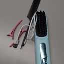 Go Brush Pro, 2026 Cordless Hair Straightener Brush 3 Adjustable Temperature Portable USB Charging Straightener Suitable for All Hair Types (Blue)