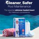 HTH 91031 Brilliance Skimmer Basket Insert - Removes Debris Without Touching Tablets, Works with Most Skimmer Baskets, Designed for HTH Chlorine Tabs or Other 3" Tabs, Helps Tabs Dissolve Efficiently