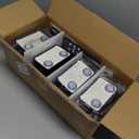 Outdoor Solar Lights for Outside, 324 LED 3000LM Motion Sensor Outdoor Lights Waterproof IP65, 4 Heads Solar Powered Flood Security Light with Remote Control & 3 Mode for House Yard 4 Pack