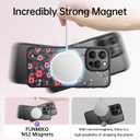 LUHOURI for iPhone 14 Pro Max Case Cute - Wireless Charing Compatible,Trendy Floral Design for Women Girls,Military-Grade Shockproof Not-Slip Matte Phone Cover, Vibrant Red Wildflowers