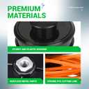 BlueStars 21560070 SRM Trimmer Head - Compatible with Echo Echomatic SRM210 SRM225 SRM230 SRM235 SRM2100 Straight Shaft Trimmers - Replaces 21560050 200095200 Weed Wacker Head with 0.095" Line
