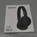 Sony WH-CH520 Wireless Headphones Bluetooth On-Ear Headset with Microphone and up to 50 Hours Battery Life with Quick Charging, Black