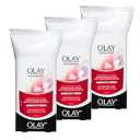 Olay Makeup Remover Wipes, Regenerist MicroExfoliating Wet Cleansing Cloths, Facial Cleanser for Women  Exfoliates, Refreshes, Smooths Texture, Travel Approved, 30 ct  3 Pack