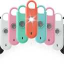 Fauxomor 140dB Personal Safety Alarm for Women, 3 Pack Safe Alarm Protection Keychain with Strobe Light & Low Battery Notice, Security Siren Self Defense for Kids Seniors College Girls