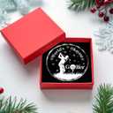 Worlds Okayest Golfer Glass Christmas Ornament, Funny Golf Gift for Men and Dad, Holiday Tree Hanging Decoration, Golf Lover Gifts 2025